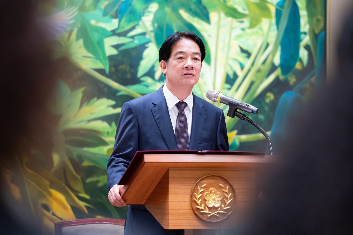  總統賴清德接見新美國安全中心（CNAS）下一世代國安領袖計畫（Next Gen）訪問團。 圖：總統府提供 