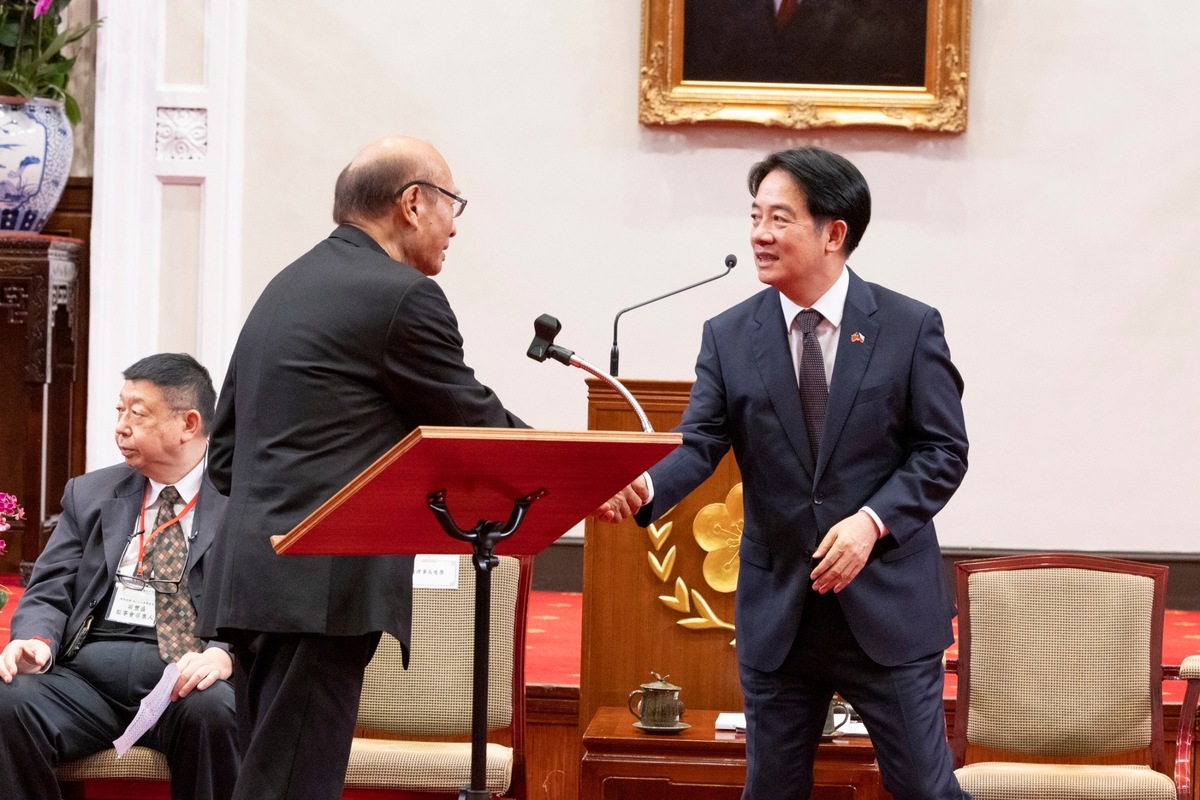  總統賴清德接見全國工業總會。 圖：總統府提供 