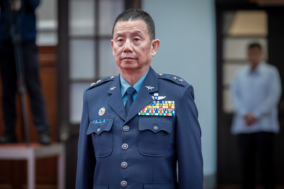  參謀本部上將副總長執行官黃志偉。 圖：總統府提供 