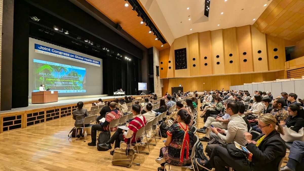  國合會副秘書長謝佩芬率團出席2024全球衛生聯合會議。 圖：翻攝自謝佩芬臉書 