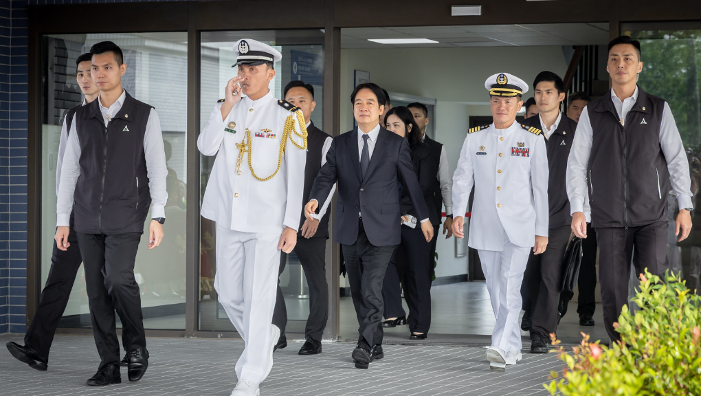  總統賴清德前往高雄主持海軍水星營區完工啟用典禮。 圖：總統府提供 