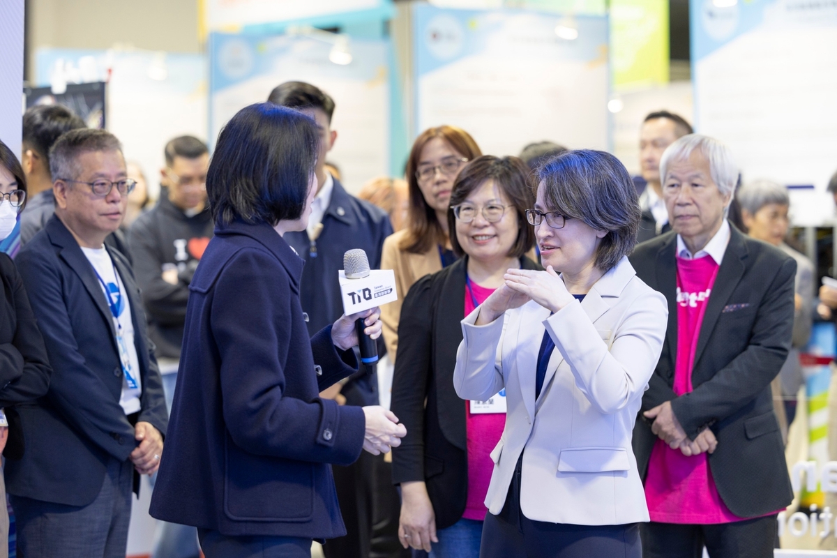  副總統蕭美琴出席2024 Meet Taipei 創新創業嘉年華。 圖：總統府提供 