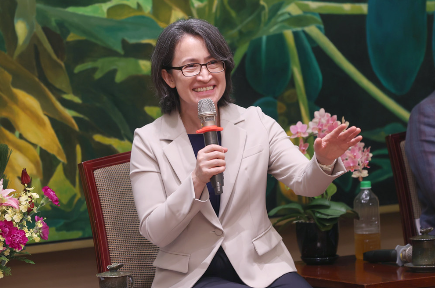  副總統蕭美琴接見台獎生、華獎生及在台就學外國學生。 圖：總統府提供 