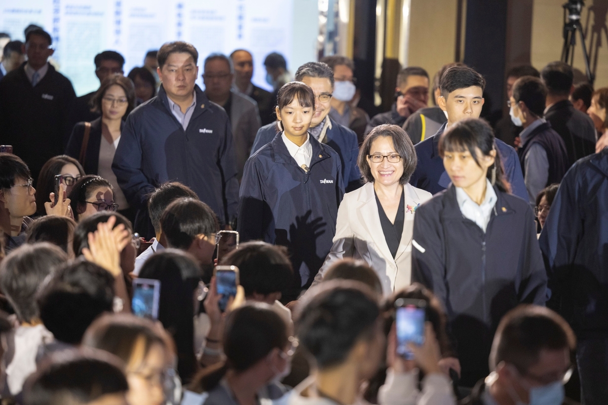  副總統蕭美琴出席CROSSROAD跨世代論壇—2024國際青浪潮。 圖：總統府提供 