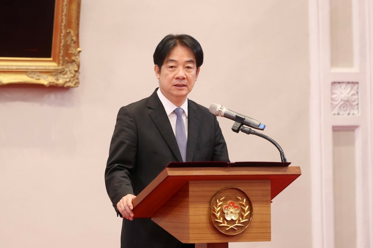  總統賴清德主持12月份將官晉任授階典禮。 圖：總統府提供 