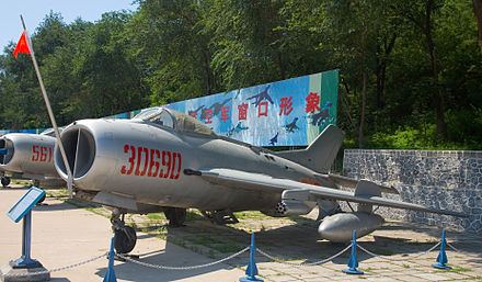  北京小湯山航空博物館的殲-6 圖：截自維基百科 