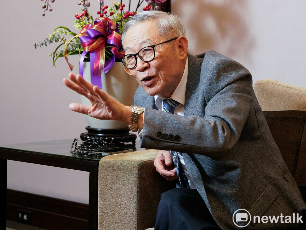  亞太基金會首席顧問趙春山專訪。 圖：張良一 /攝