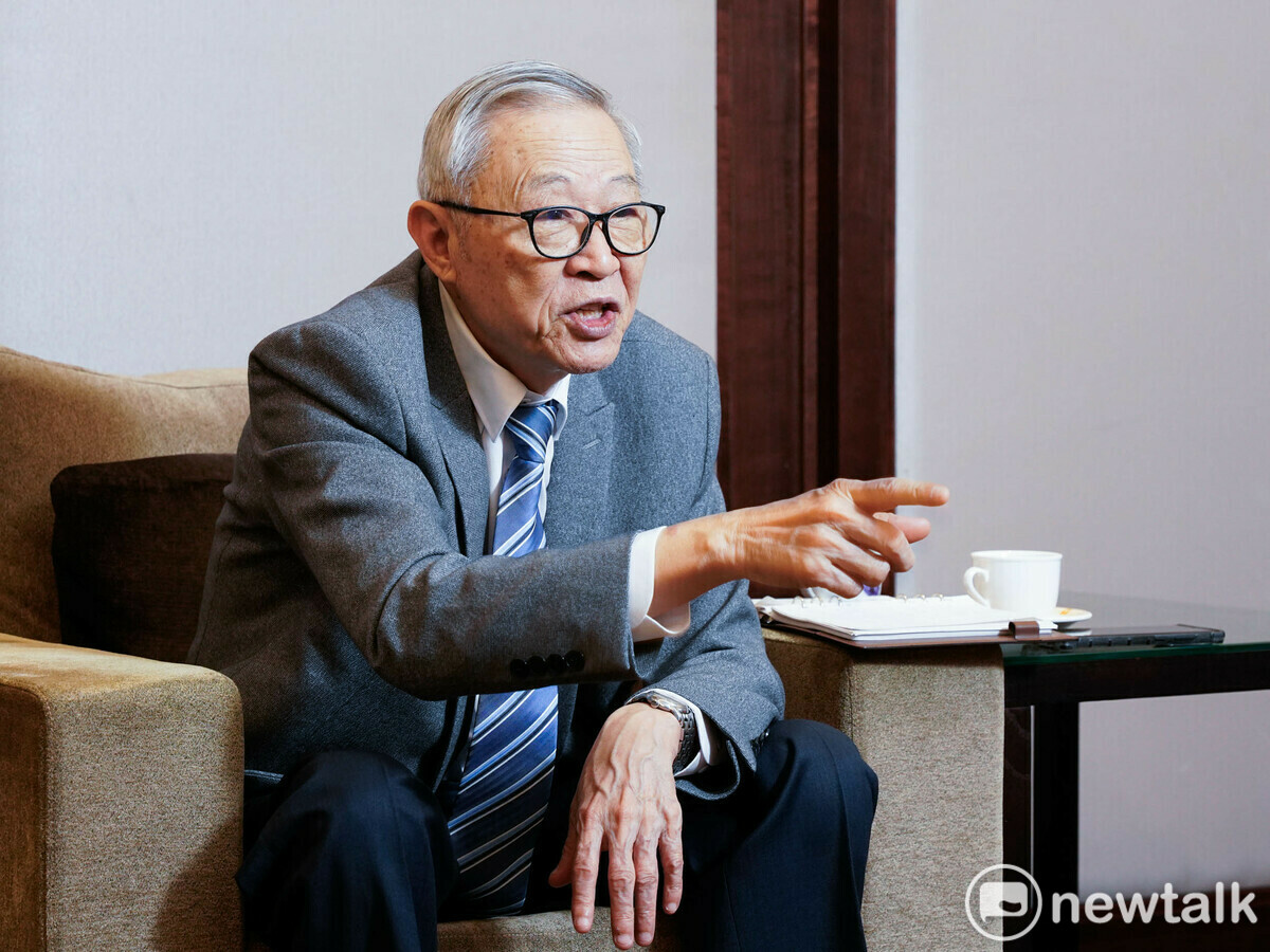  亞太基金會首席顧問趙春山專訪。 圖：張良一 /攝 