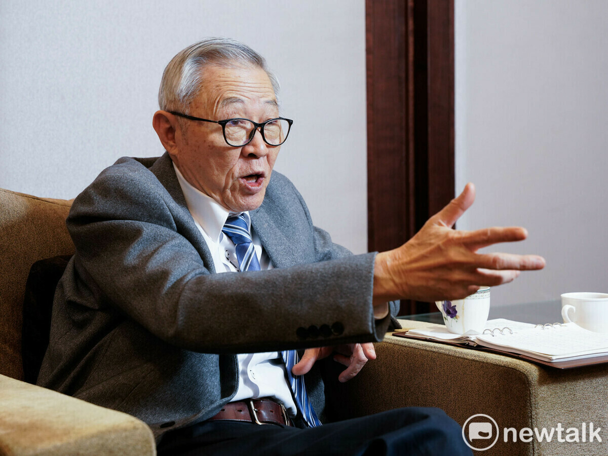  亞太基金會首席顧問趙春山專訪。 圖：張良一 /攝 