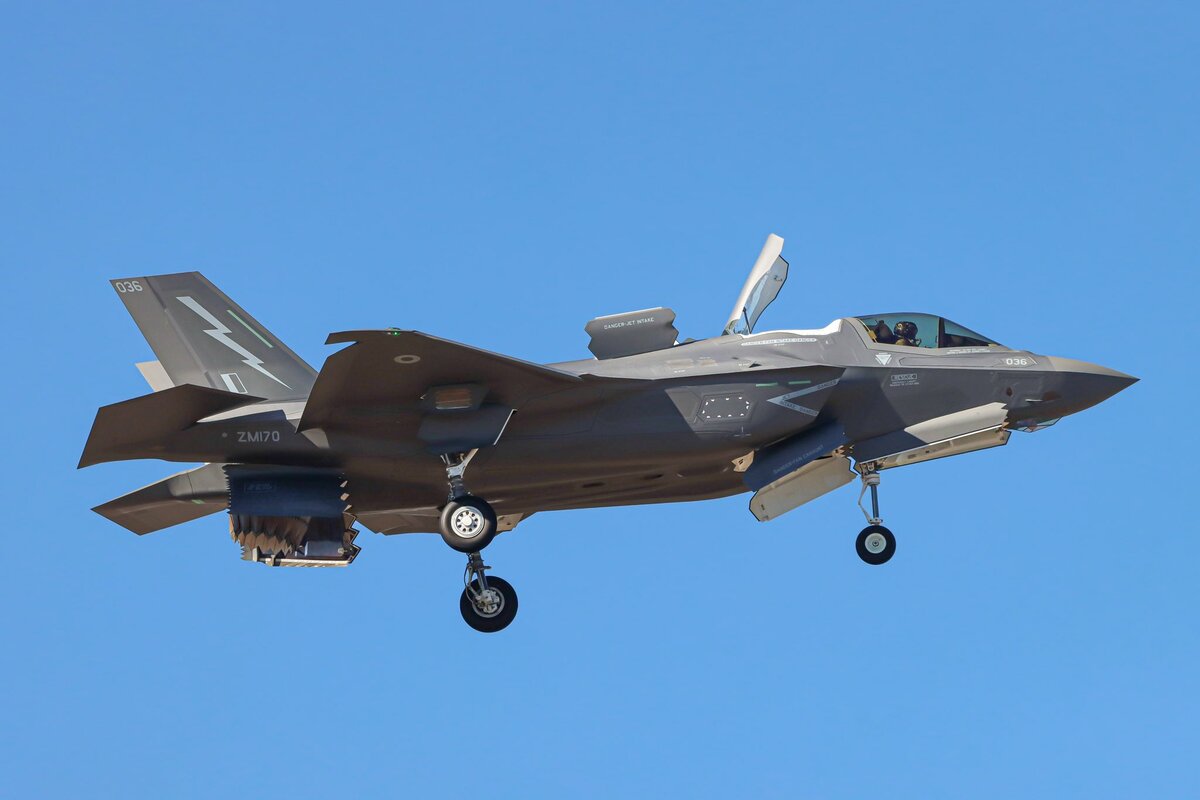 能垂直起降的美軍F-35B戰機。 圖: 擷自X帳號@gfontana767 