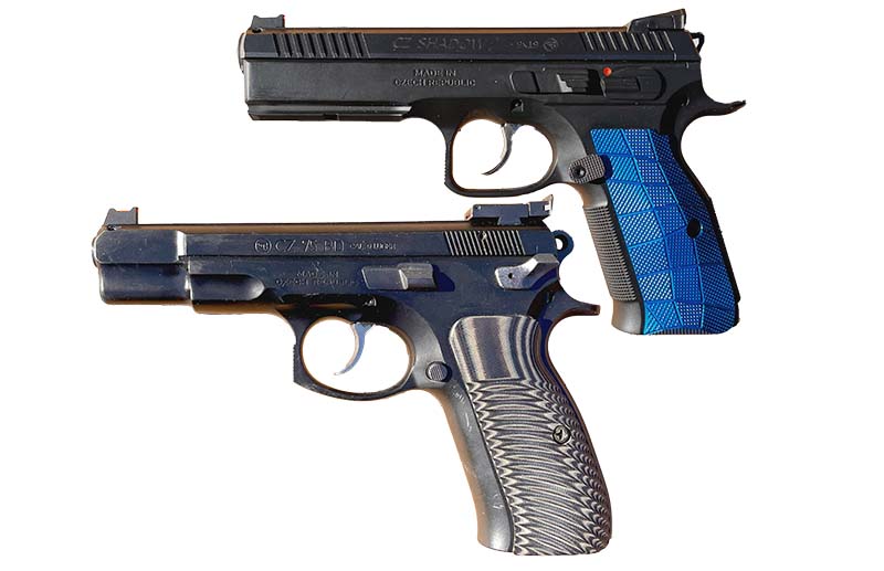  坦福利奧手槍多以 CZ 75 為藍本。圖為 CZ 75。 圖: 擷自X帳號@GunDigest