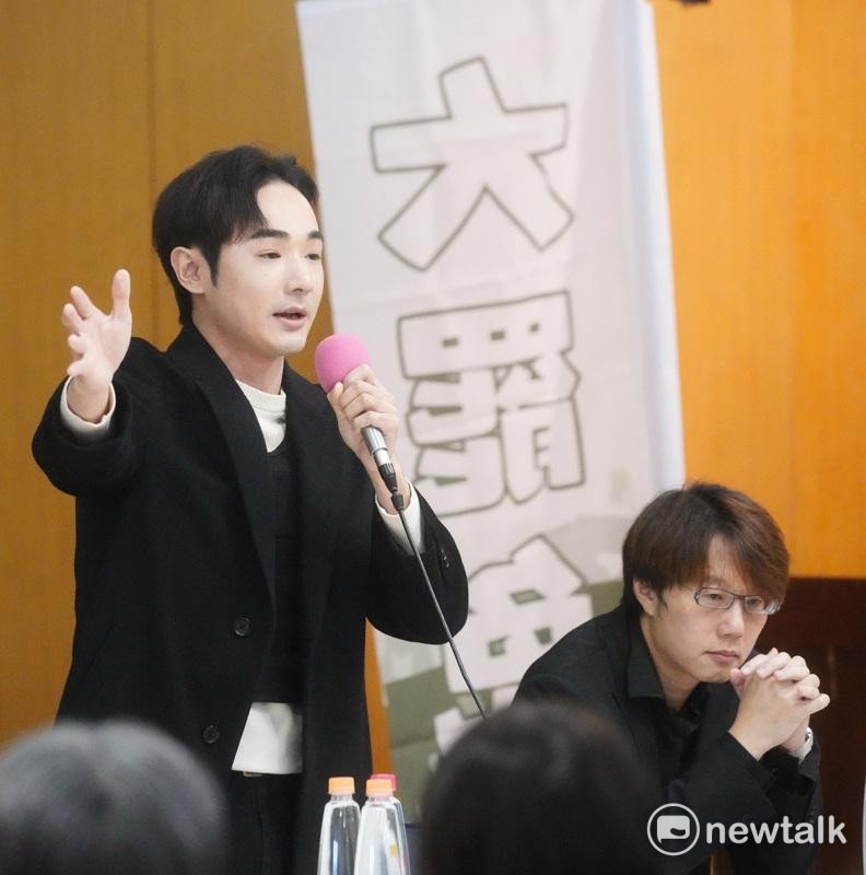 反共網紅「八炯」。   圖：張良一 / 攝（資料照）