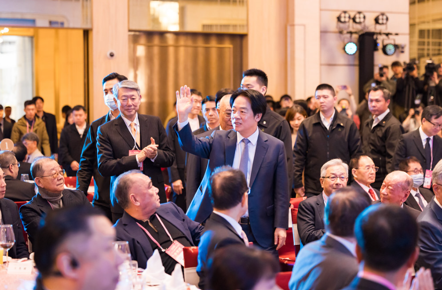  總統賴清德出席2025中國台商春節活動。 圖：總統府提供 