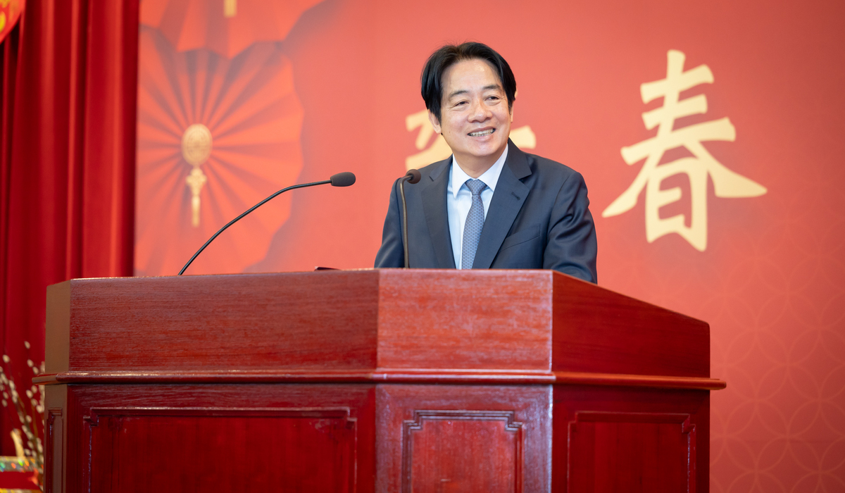 總統賴清德出席退輔會新春團拜。 圖:總統府提供 總統賴清德出席退輔會新春團拜。 圖:總統府提供