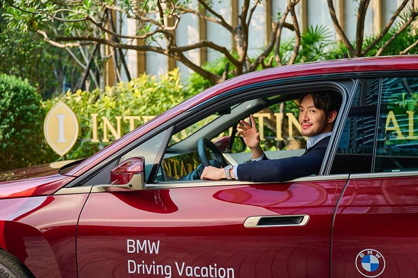  ▲今年情人節，洲際酒店與BMW台灣總代理汎德共同推出「電馭巔峰 奢華啟程 BMW Excellence Drive Experience」住房專案。 圖：臺中勤美洲際酒店／提供 