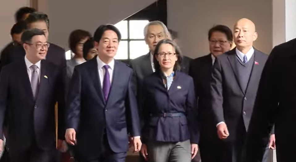  總統賴清德召集五院進行國政會商。 圖：翻攝自賴清德YT 