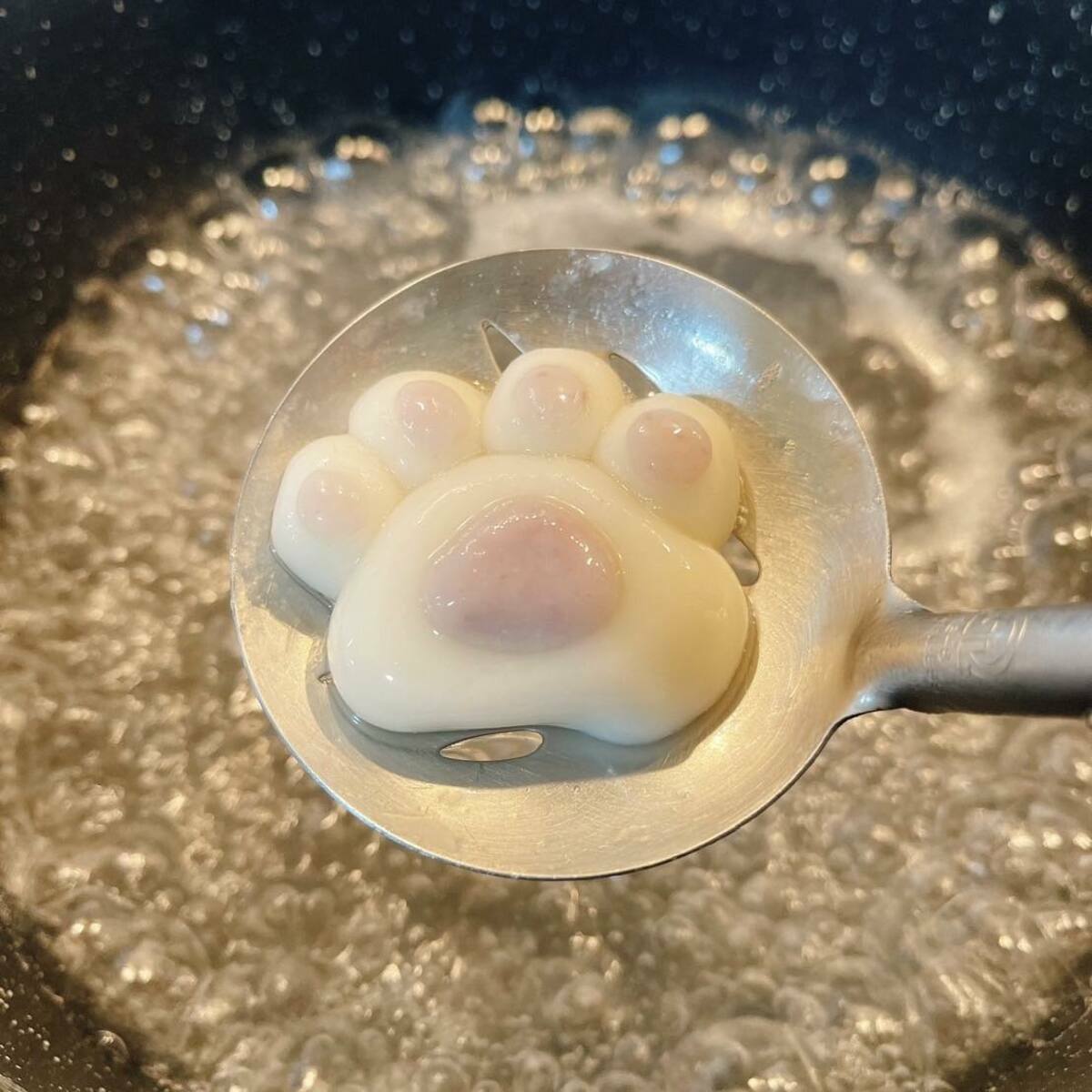  前總統蔡英文煮「貓掌元宵」，祝福全體國人平安健康、佳節團圓愉快。 圖：翻攝自蔡英文臉書 