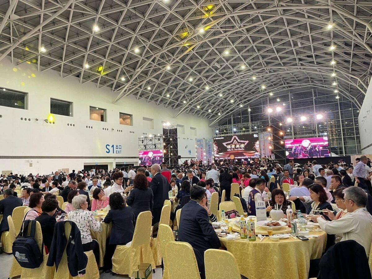  現場逾三千名同濟會員參與，場面盛大。 圖:外交部提供 