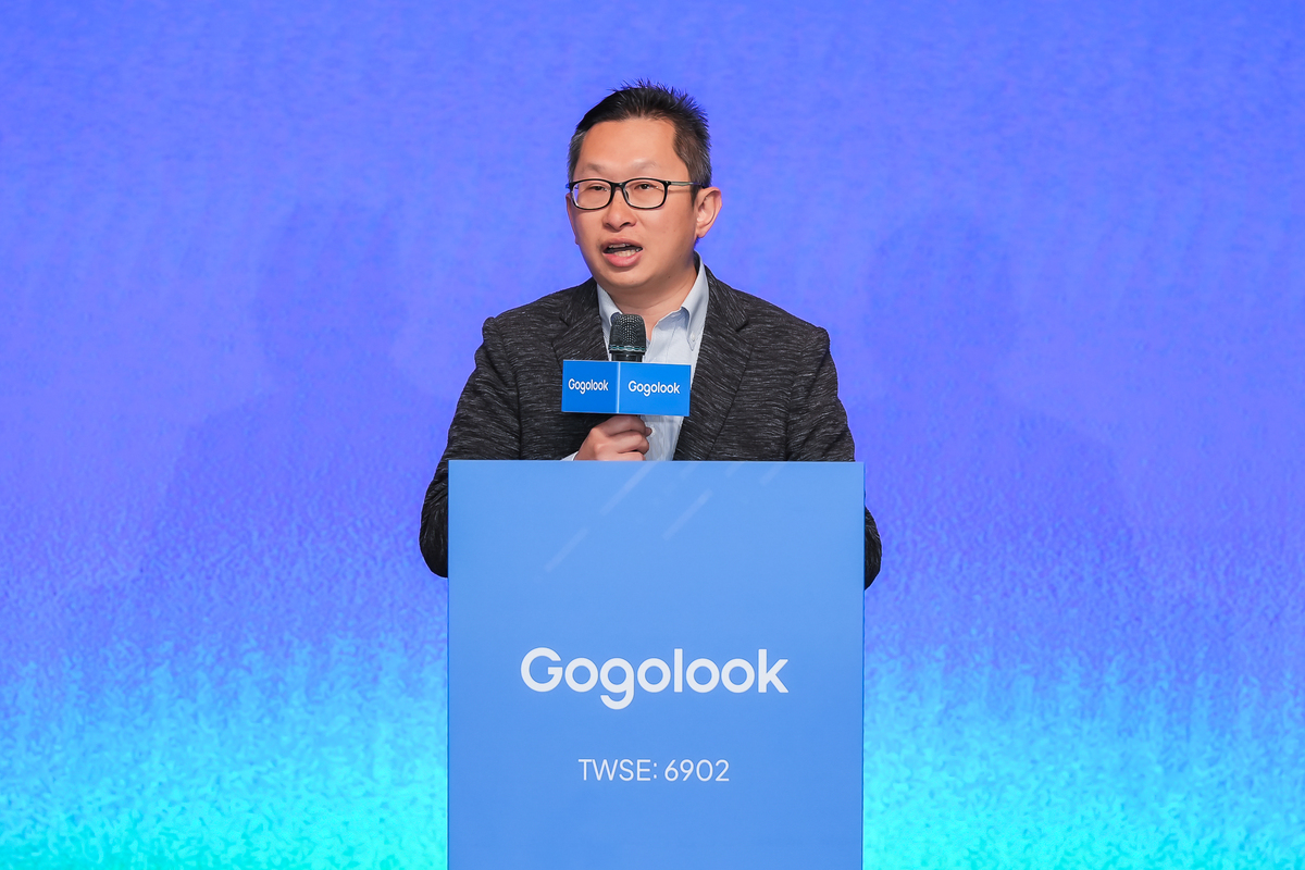  Gogolook 共同創辦人暨董事長鄭勝丰分享創業里程碑。 圖：Gogolook／提供 