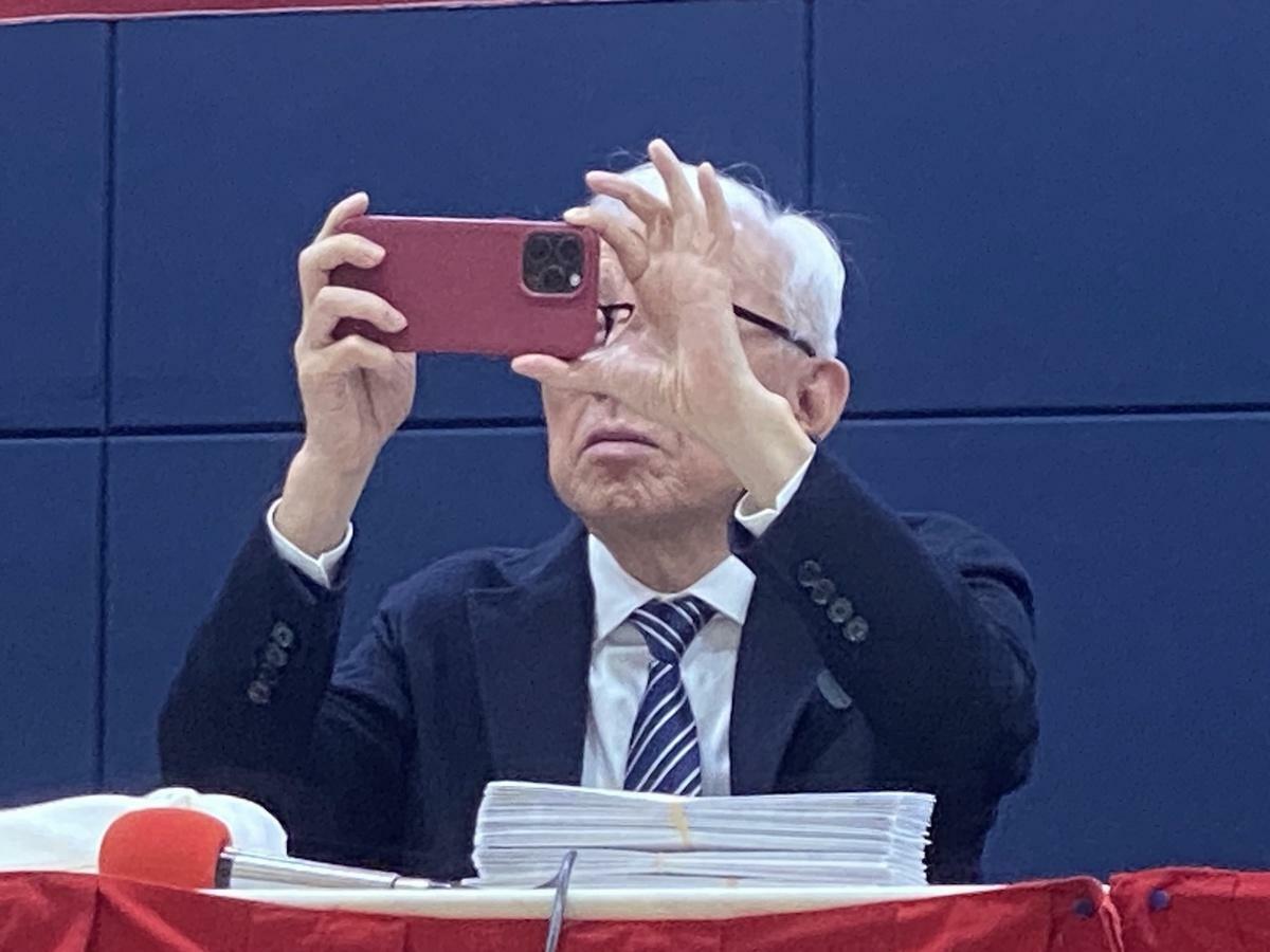 聯電創辦人曹興誠出席罷免傅崐萁活動   圖：林朝億/攝