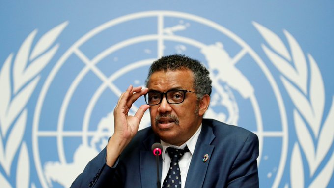  世衛秘書長譚德塞（Tedros Adhanom Ghebreyesus）。 圖:擷自X帳號@_wake_up_USA 