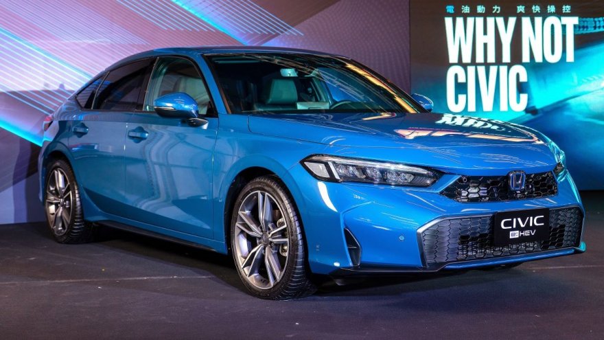  Honda Civic 2025 年第一季在北美市場賣座第一，在一眾混合動力轎車中脫癮而出 圖 : 翻攝自 Yahoo 汽車 