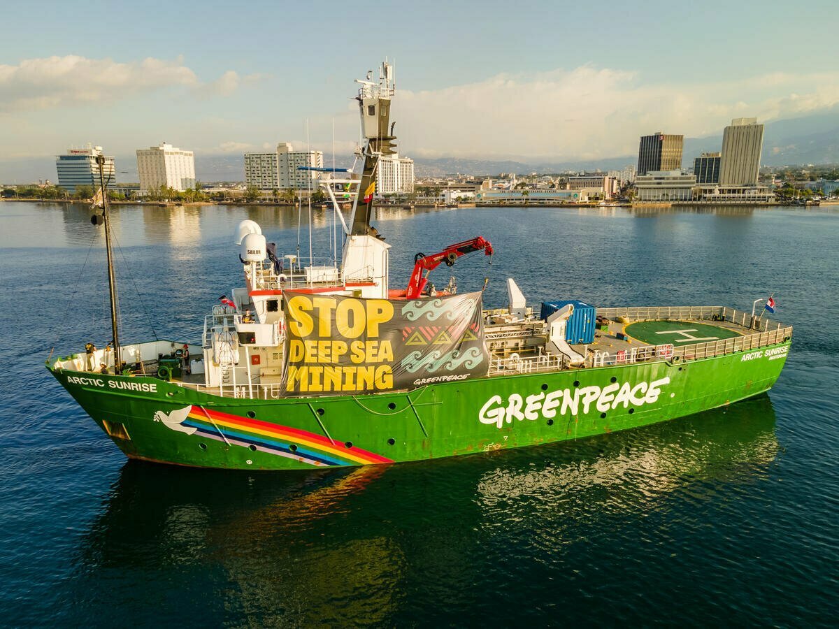  綠色和平組織（ Greenpeace ）過去就曾呼籲停止開採深海，維持生物多樣性。 圖：翻攝自綠色和平組織 