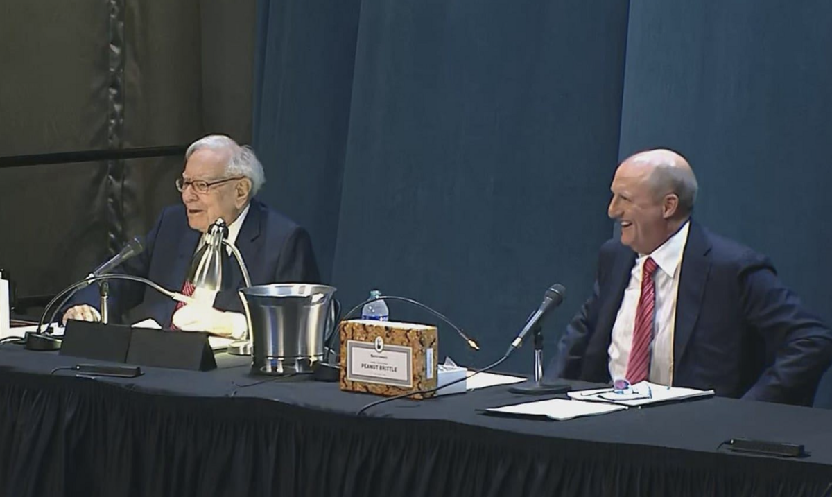 ▲巴菲特五月時在年度股東大會上透露，阿貝爾將成為公司的接班人。