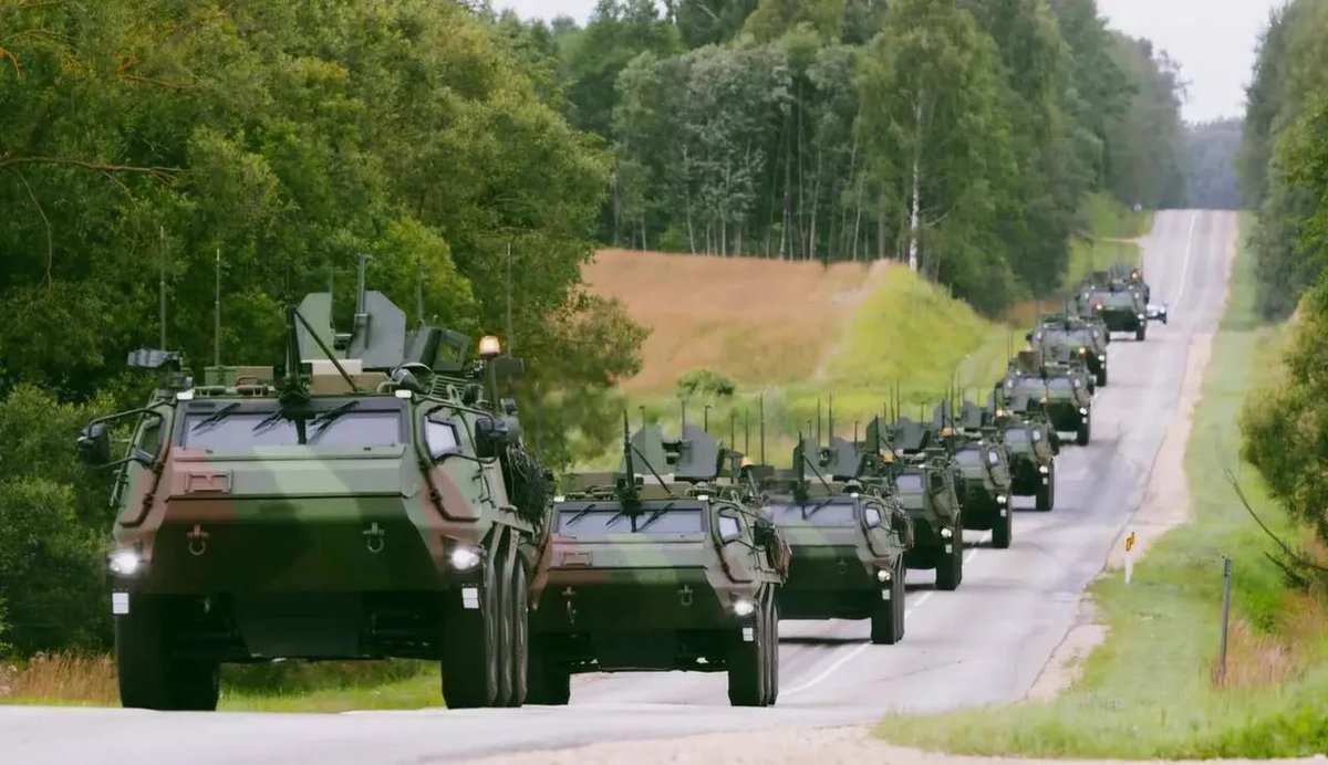  拉脫維亞則已交付首批 Patria 6x6 裝甲車。 圖：翻攝自@front_ukrainian 