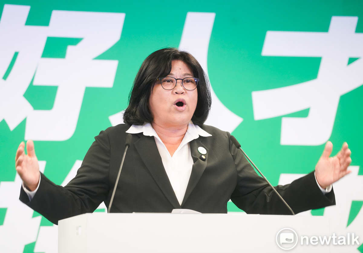 王美惠感謝嘉義市鄉親支持。 圖：張良一/攝 
