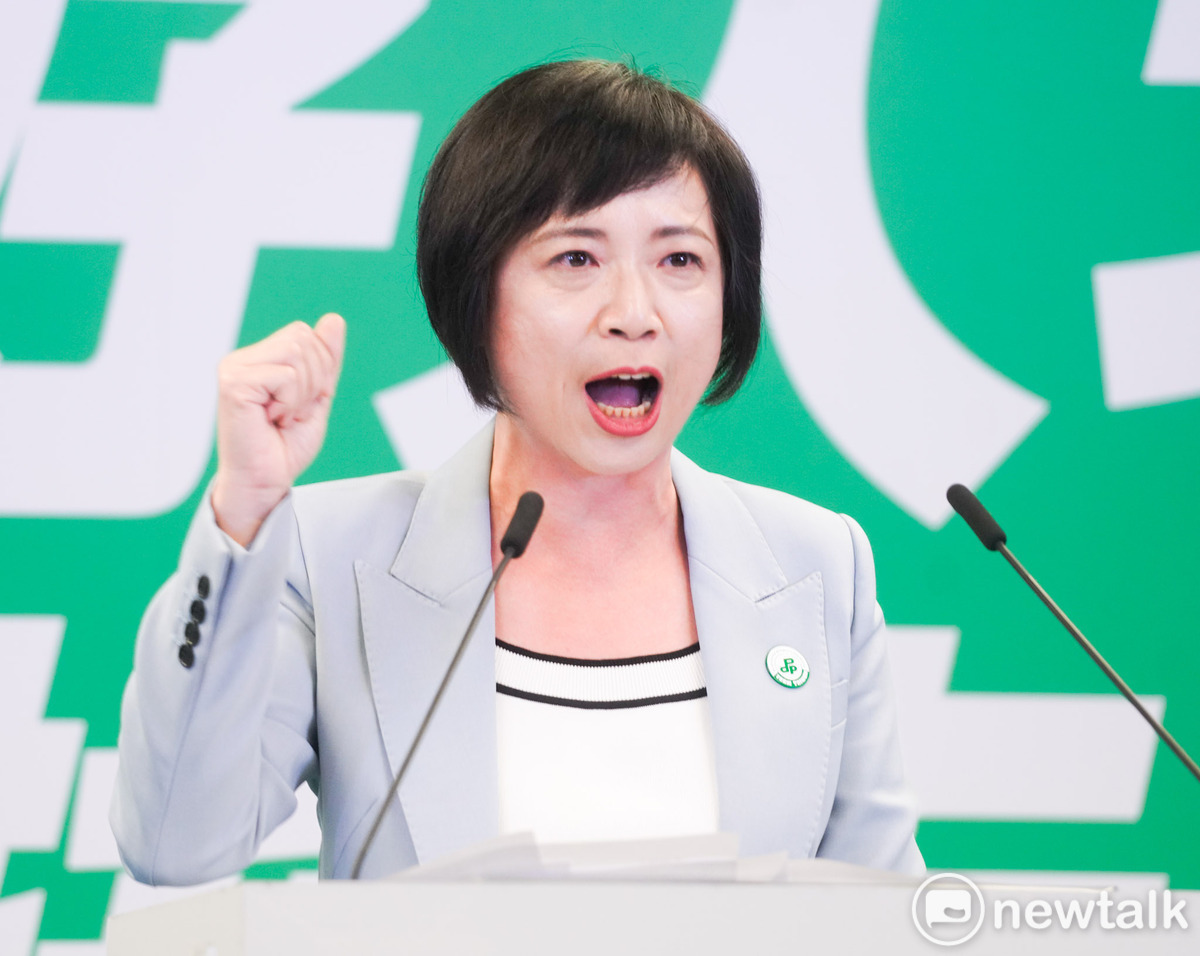 何欣純笑說，賴清德、選對會這次眼光真好。 圖：張良一/攝 