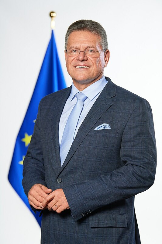  歐盟委員謝夫喬維奇（Maroš Šefčovič）。 圖：翻攝自維基百科 