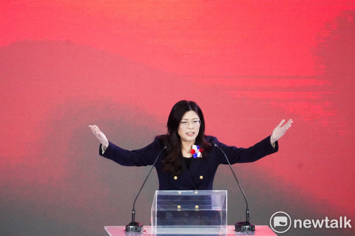 國民黨新任黨主席鄭麗文。 圖：張良一/攝 