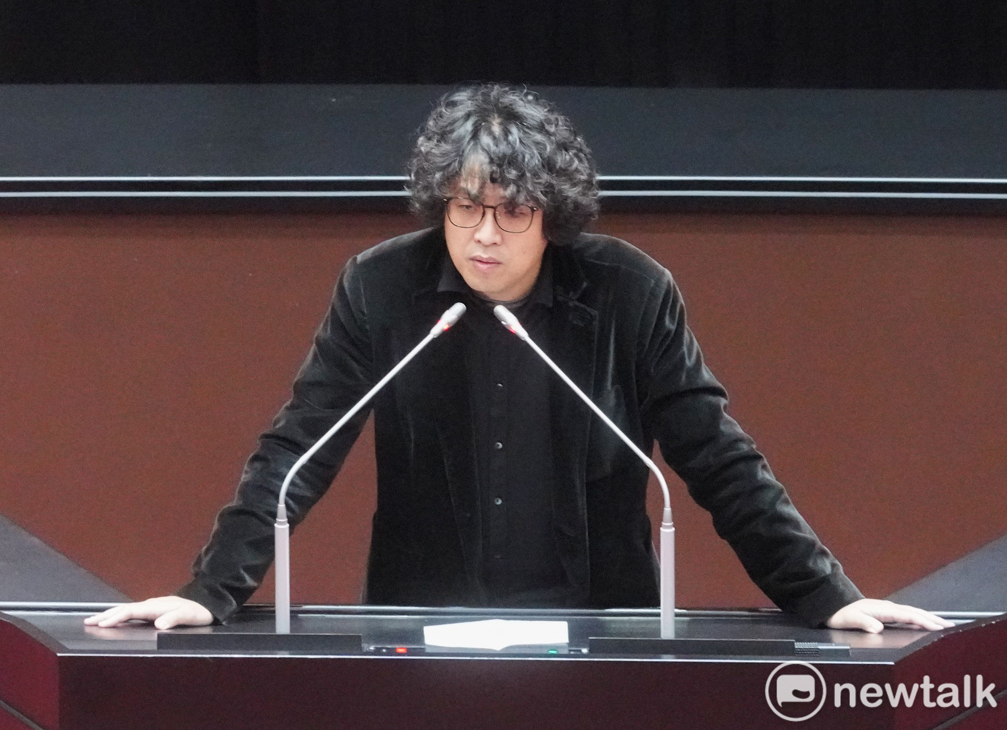  民進黨台北市長參選人沈伯洋。 圖：張良一/攝（資料照） 