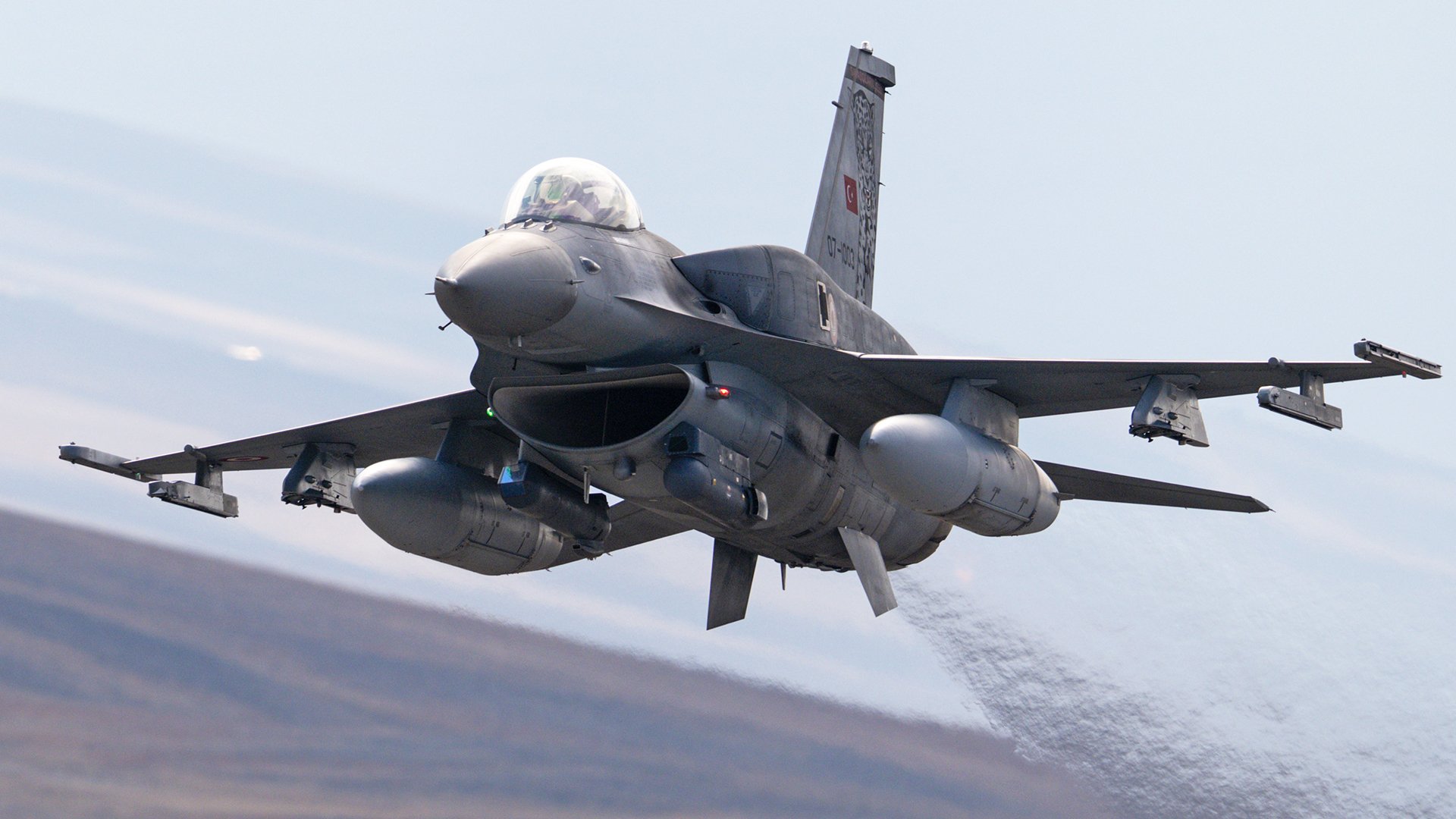  土耳其空軍的 F-16 戰機。 圖：翻攝自@Currentreport1 