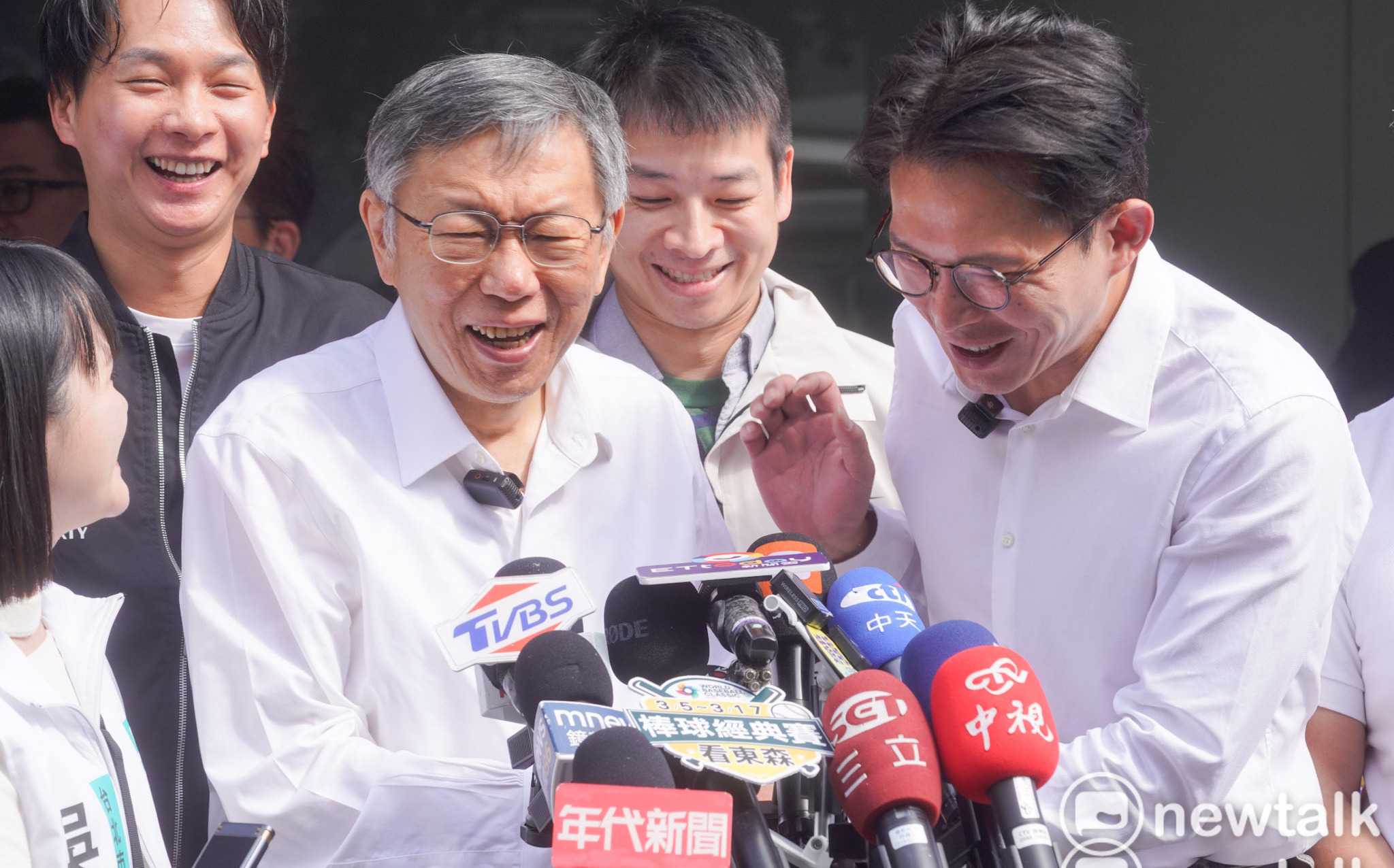被炒作北市藍白合生變 柯文哲笑:怪沈伯洋太弱