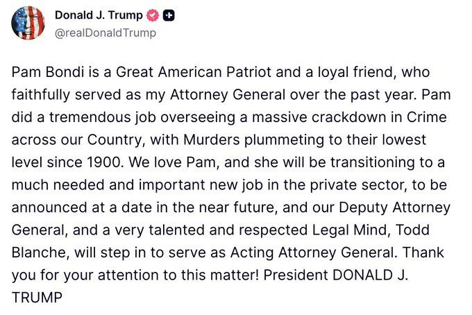 川普內閣「大逃殺」! 邦迪苦求仍被解職 這2大美女也危險 名單上還有「這些人」....