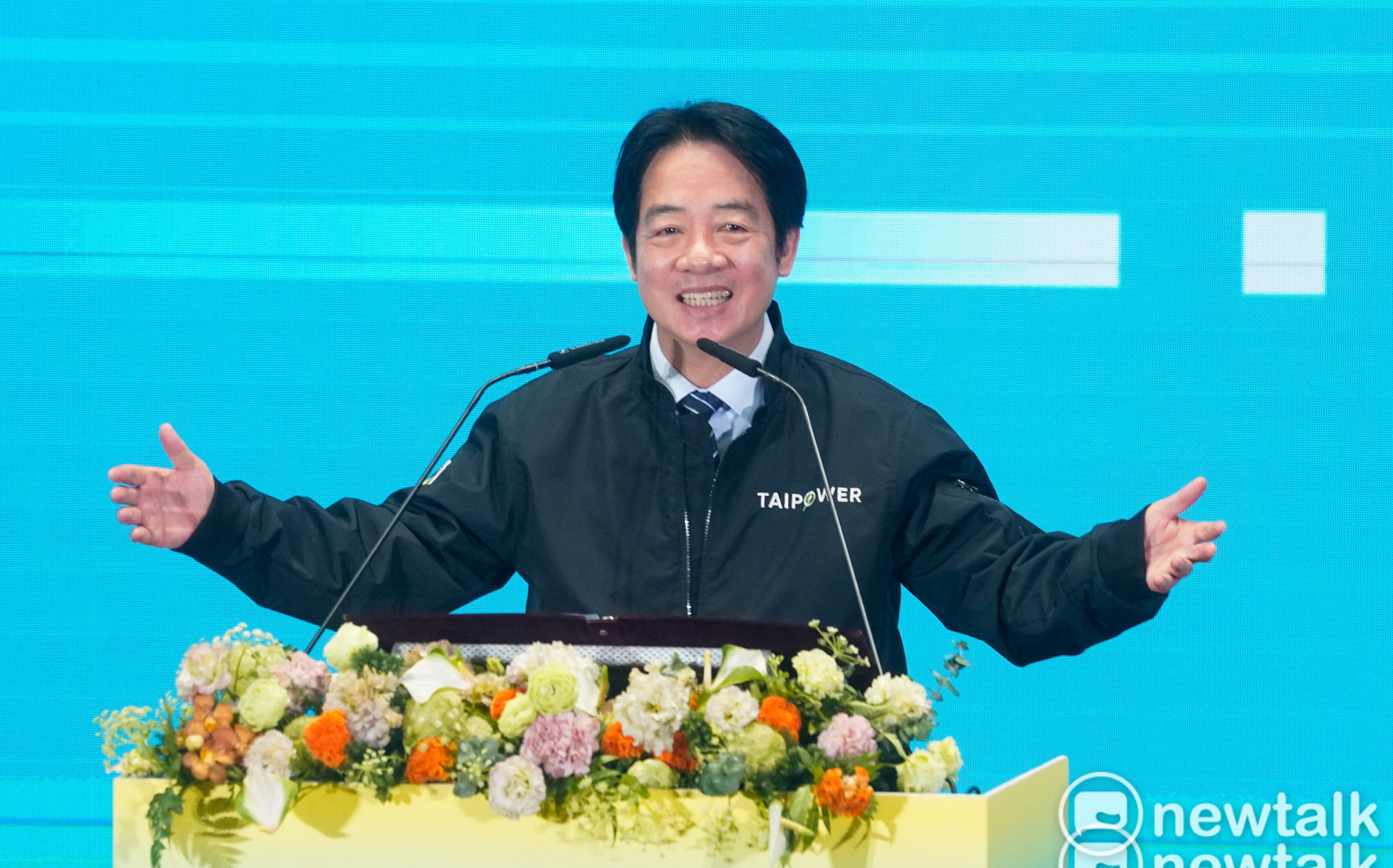 虧林岳平該拿冠軍了吧！賴清德自曝是台電女婿：用電快速成長要落實「3工作」 