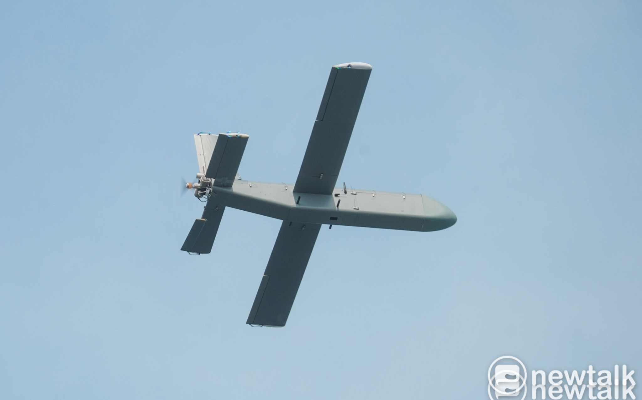 漢光演習 國軍「中型自殺無人機」首度盤旋曝光