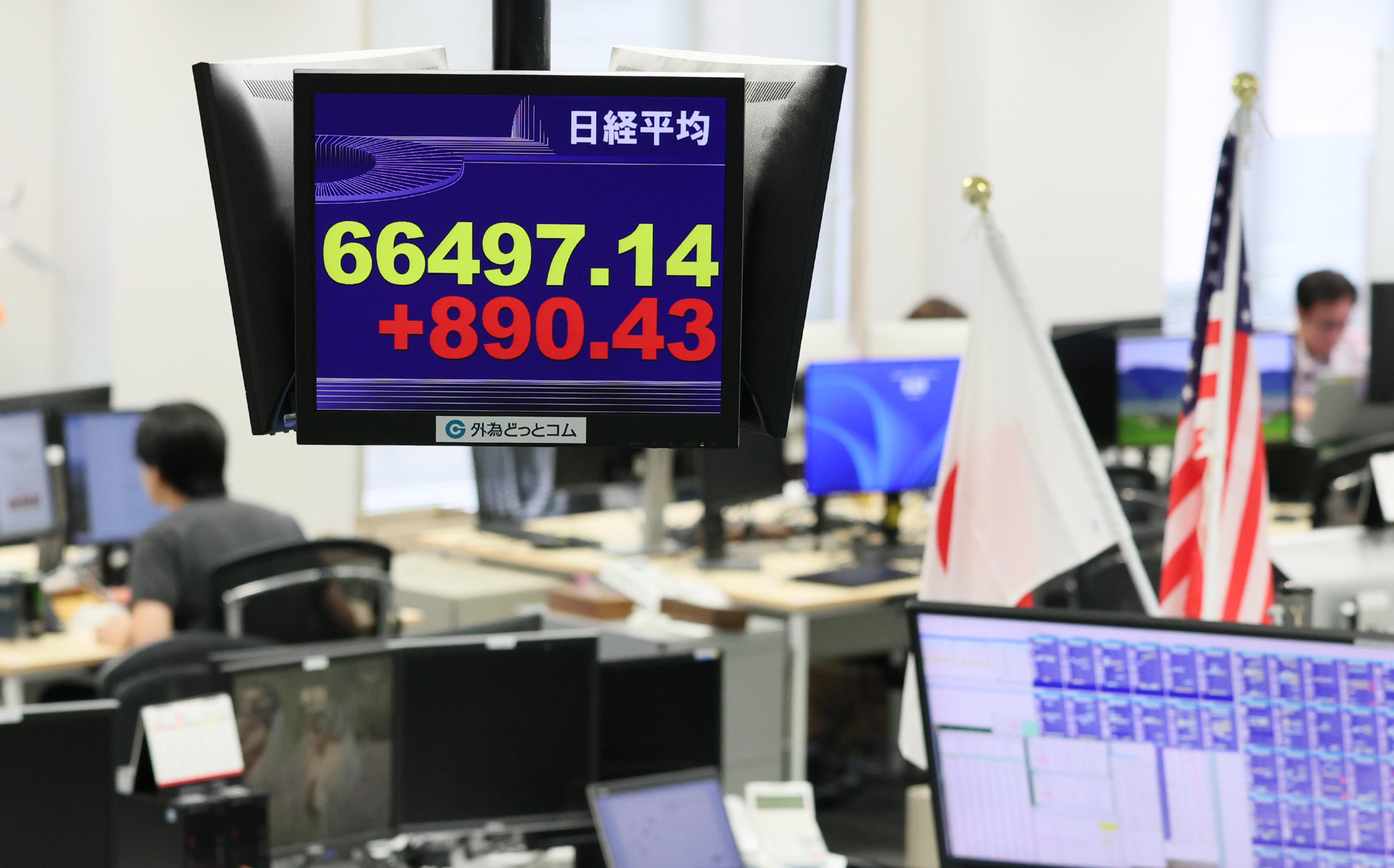 亞股一片紅!Fed升息預期降溫 日經漲逾千點