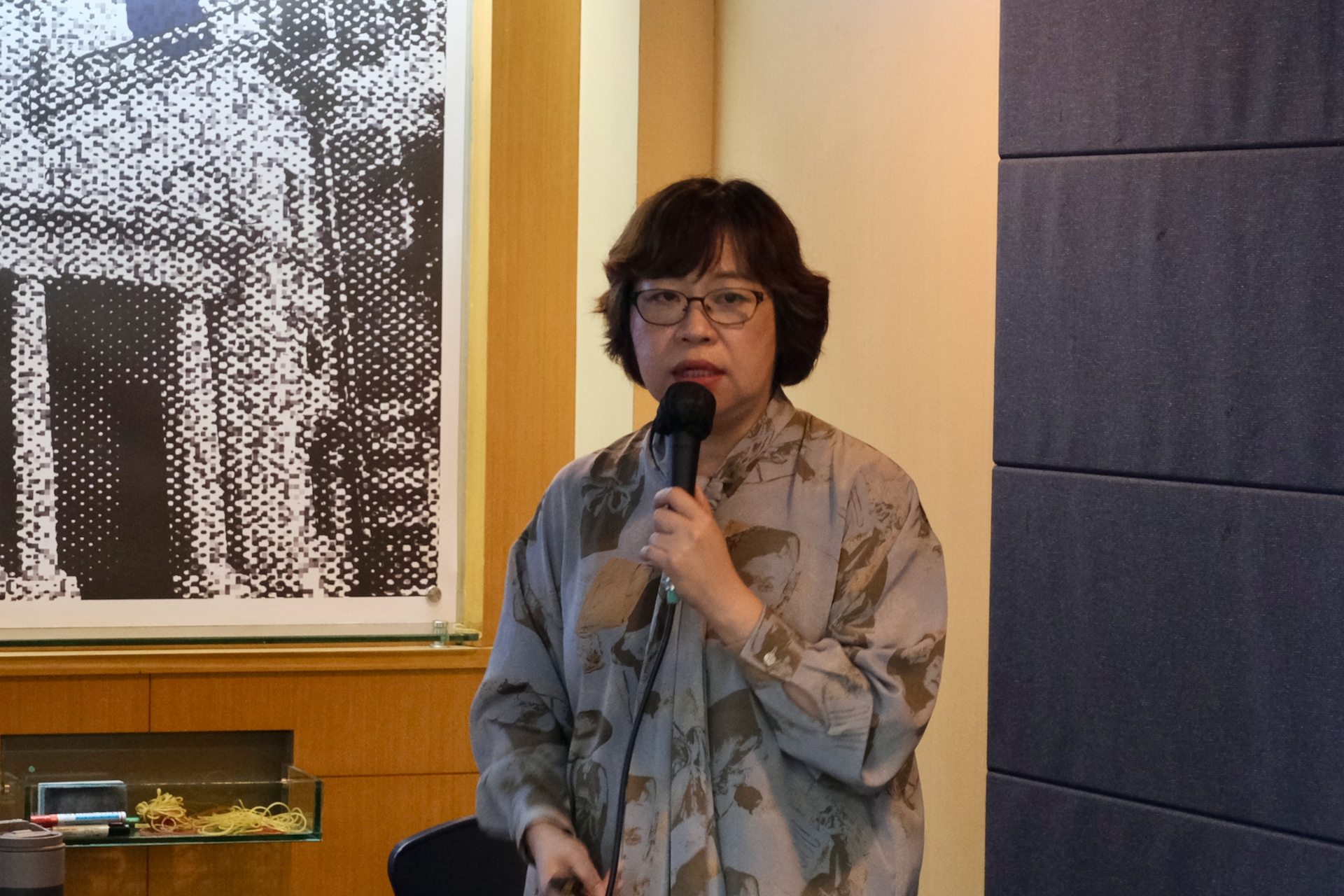 葉大華表示，國家人權委員會長遠應成為獨立機關。 圖：經民連提供 