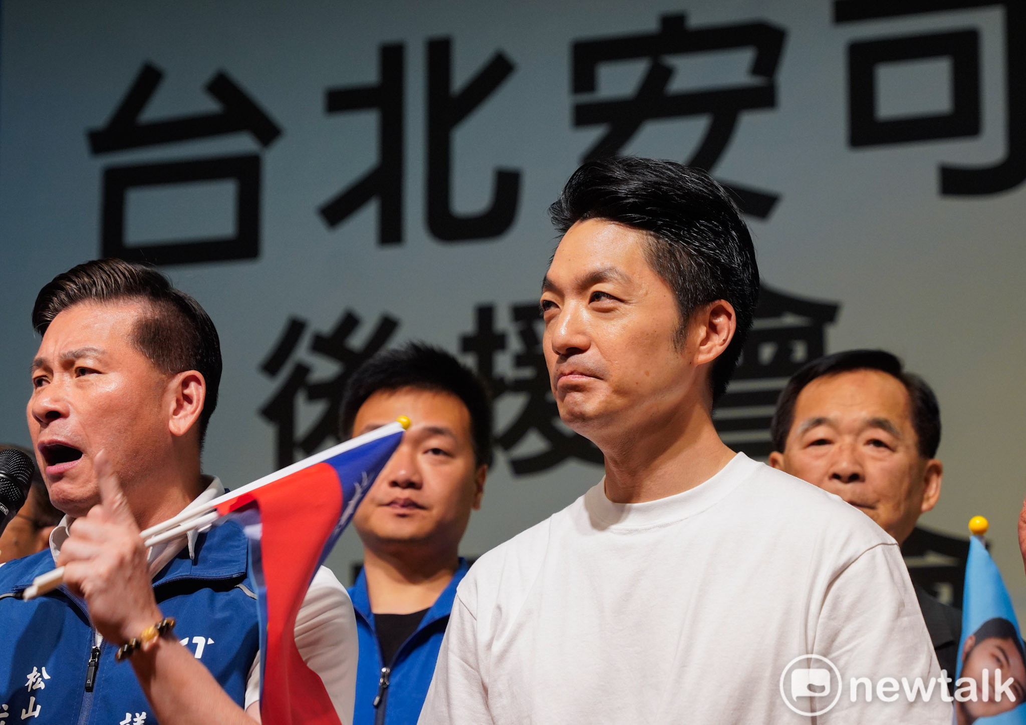  台北市長蔣萬安出席軍公教警消後援會成立大會。 圖：張良一/攝 