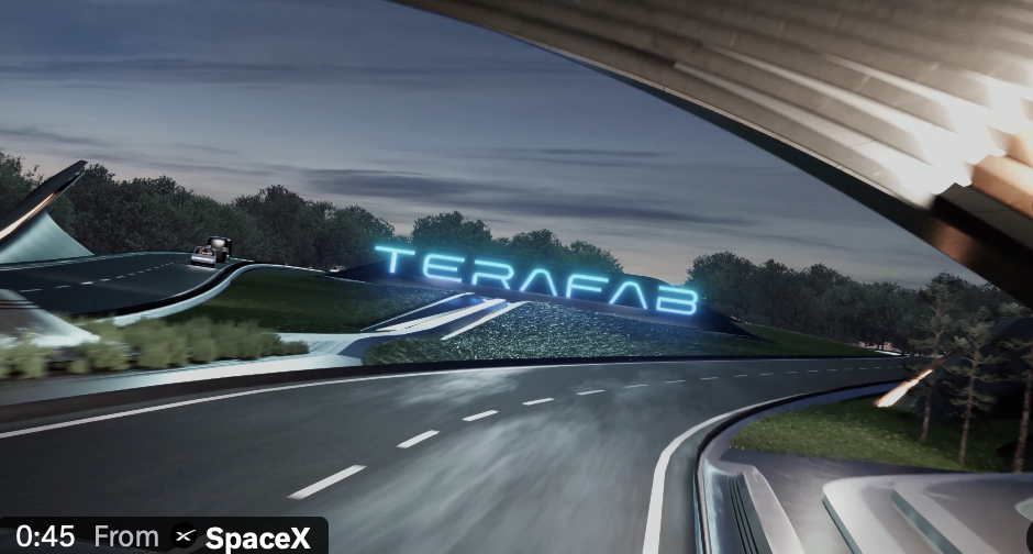  TeraFab 示意圖。 圖：翻攝自@elonmusk 