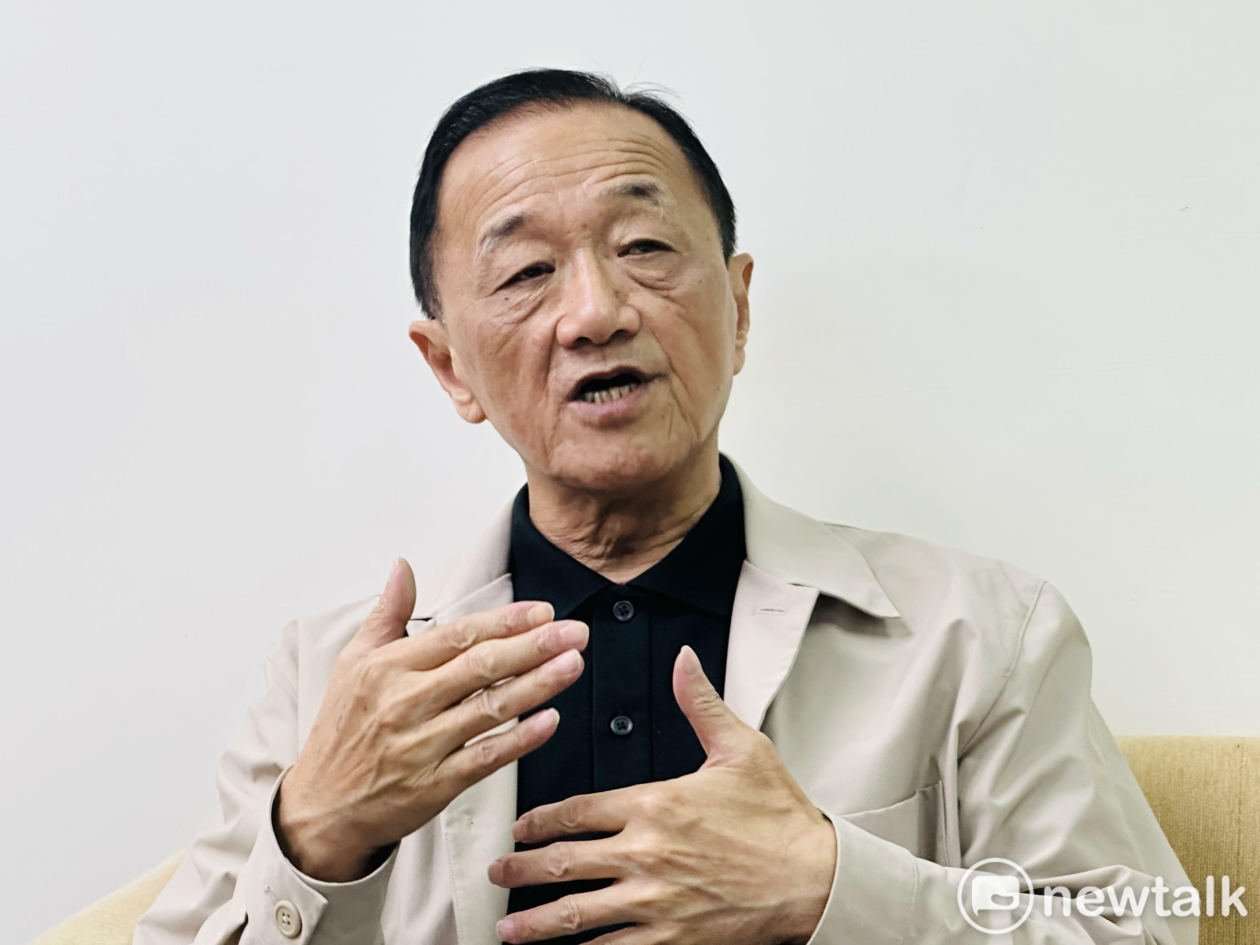 民進黨資深選戰操盤手也是辜寬敏基金會副董事長林宜正。 圖：朱蒲青拍攝 
