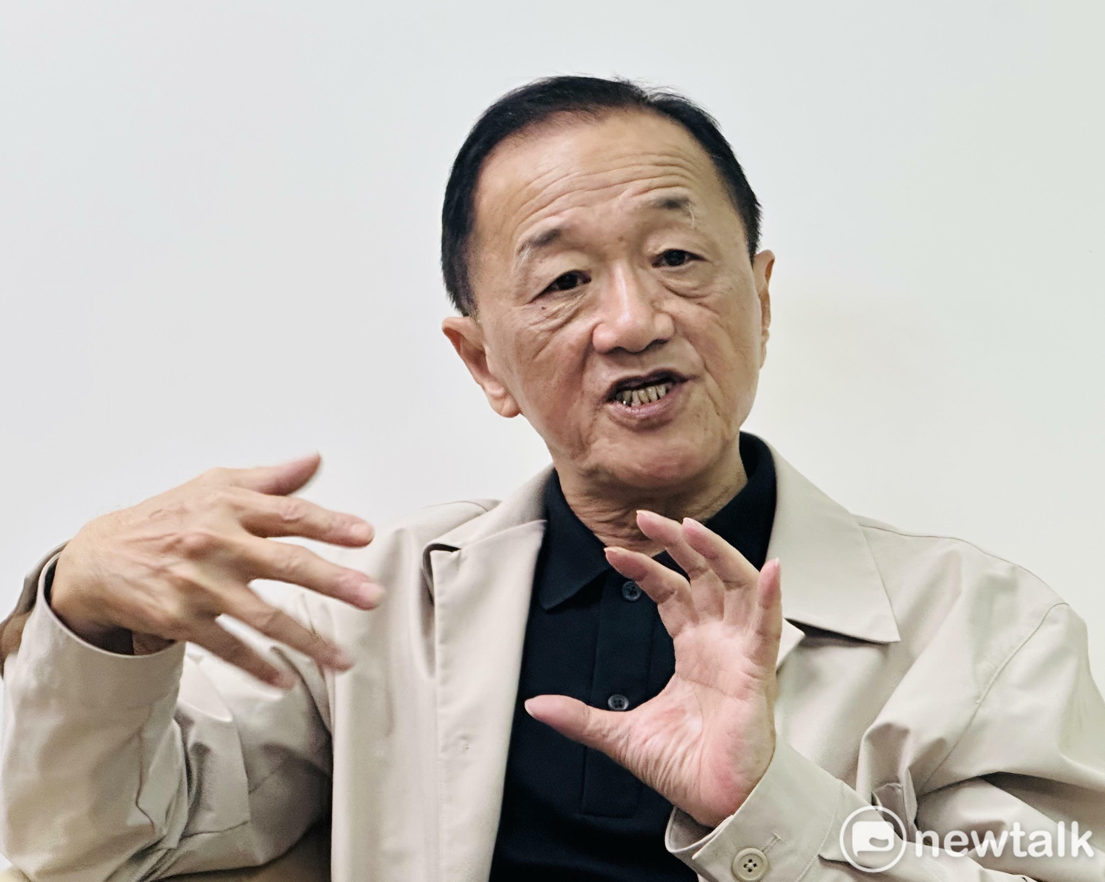  民進黨資深選戰操盤手也是辜寬敏基金會副董事長林宜正。 圖：朱蒲青拍攝 