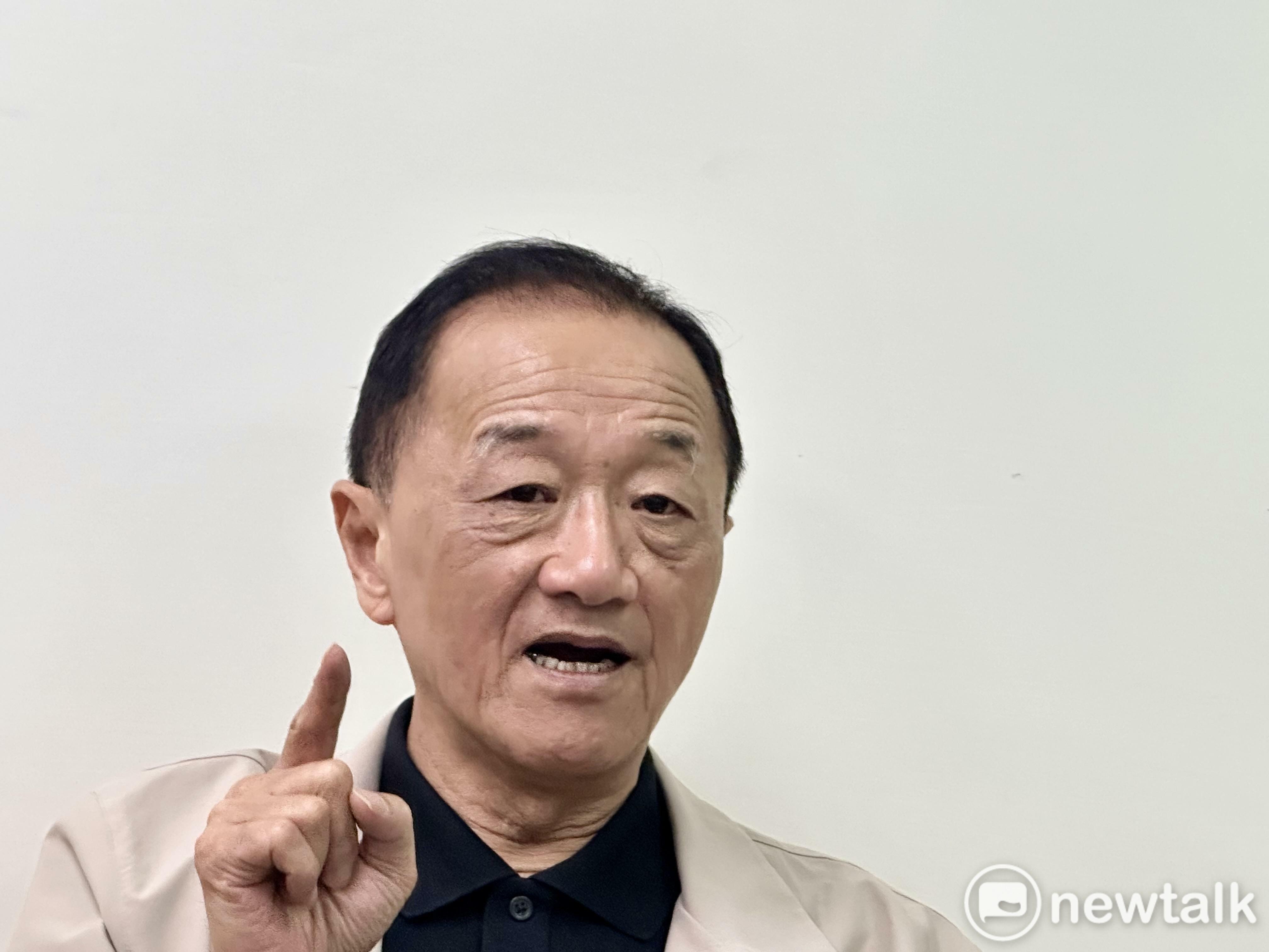  民進黨資深選戰操盤手也是辜寬敏基金會副董事長林宜正。 圖：朱蒲青拍攝 