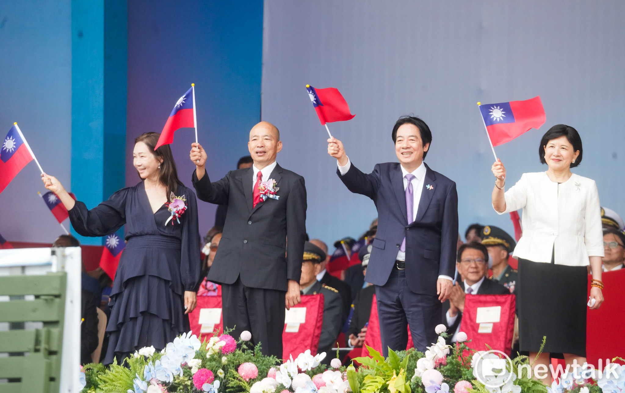 賴清德國慶喊2次中華民國 國民黨:對政府播遷來台前隻字未提