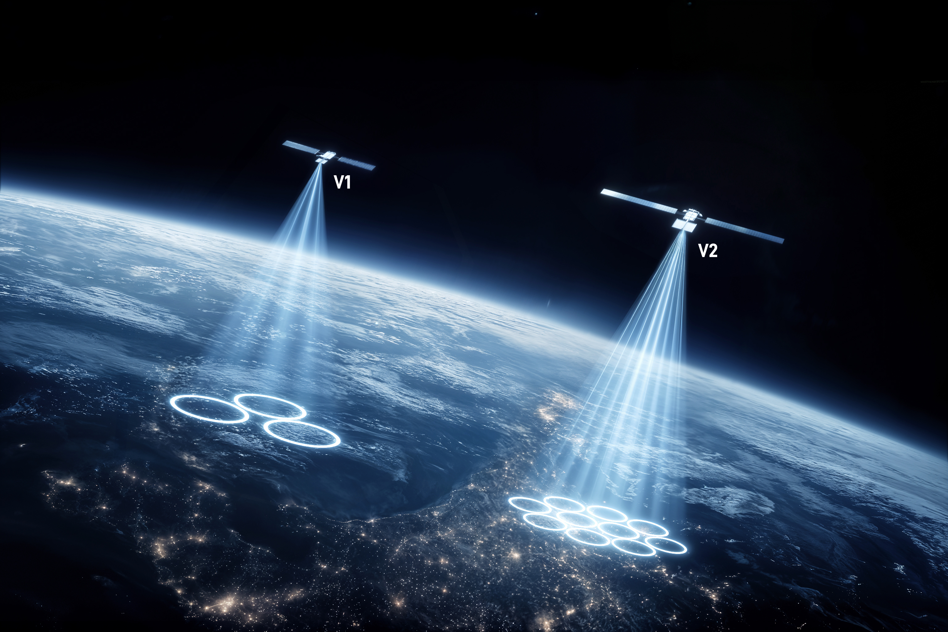  美國聯邦通訊委員會批准 SpaceX 低軌衛星投放的核准。 圖：翻攝自@SpaceX 