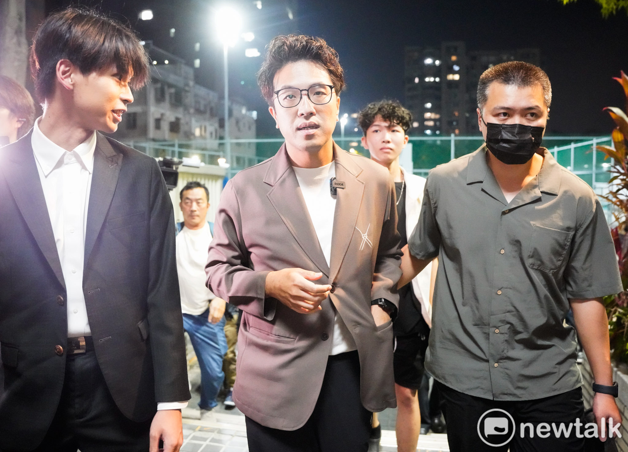  民進黨台北市長參選人沈伯洋出席「台北．無限之城」論壇。 圖：張良一/攝 