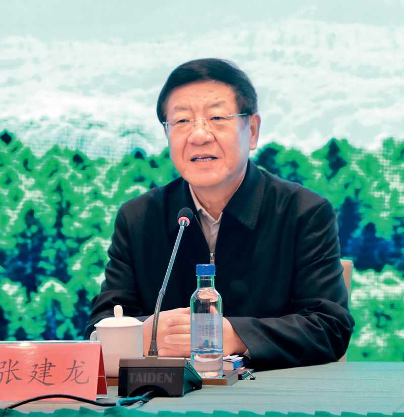  自然資源部前黨組成員兼國家林業和草原局前局長張建龍。 圖：翻攝自瞭望 
